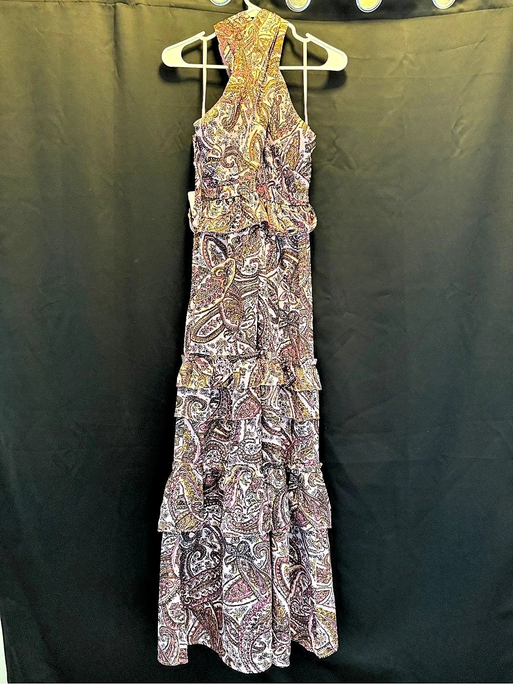 Outerknown Paisley Maxi Dress Size 0 NWT